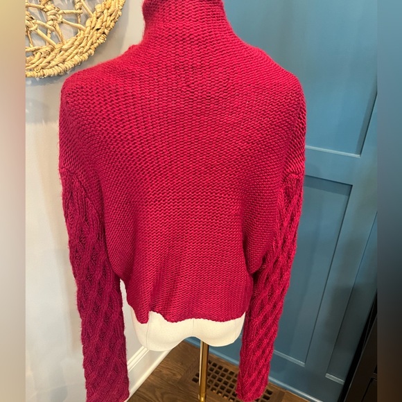 Lulus cropped cowl neck sweater. Worn only twice. - Picture 2 of 3